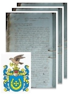 Przykładowe zdjęcie wywodu rodowitości szlacheckiej z 1804 roku, stron 3.jpg