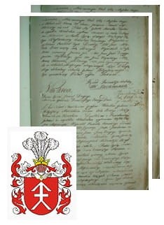 Przykładowe zdjęcie wywodu rodowitości szlacheckiej z 1802 roku, stron 2.jpg