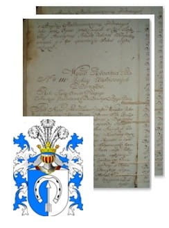 Przykładowe zdjęcie wywodu rodowitości szlacheckiej z 1802 roku, stron 2.jpg