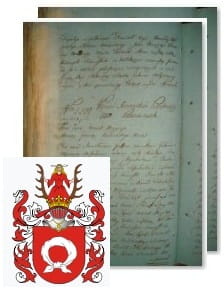 Przykładowe zdjęcie wywodu rodowitości szlacheckiej z 1802 roku, stron 2.jpg