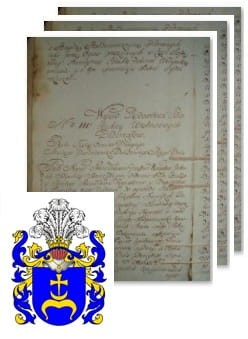 Przykładowe zdjęcie wywodu rodowitości szlacheckiej z 1802 roku, stron 3.jpg