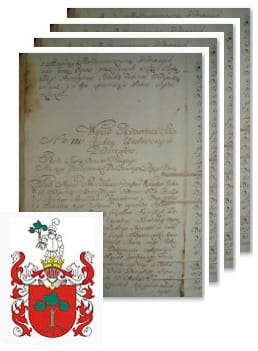 Przykładowe zdjęcie wywodu rodowitości szlacheckiej z 1802 roku, stron 4.jpg