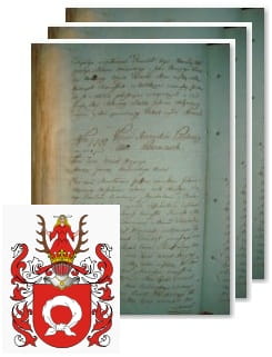 Przykładowe zdjęcie wywodu rodowitości szlacheckiej z 1802 roku, stron 3.jpg