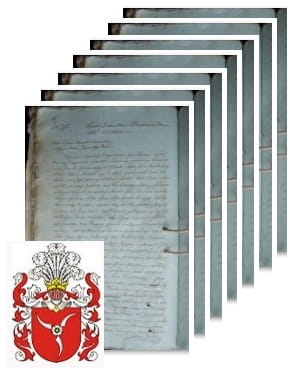 Przykładowe zdjęcie wywodu rodowitości szlacheckiej z 1811 roku, stron 7.jpg