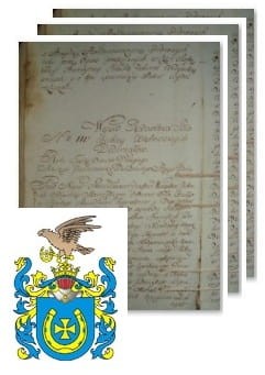 Przykładowe zdjęcie wywodu rodowitości szlacheckiej z 1802 roku, stron 3.jpg
