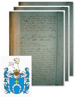 Przykładowe zdjęcie wywodu rodowitości szlacheckiej z 1802 roku, stron 3.jpg
