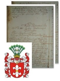 Przykładowe zdjęcie wywodu rodowitości szlacheckiej z 1802 roku, stron 2.jpg