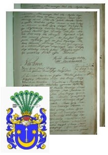 Przykładowe zdjęcie wywodu rodowitości szlacheckiej z 1802 roku, stron 2.jpg