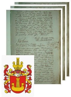 Przykładowe zdjęcie wywodu rodowitości szlacheckiej z 1802 roku, stron 3.jpg