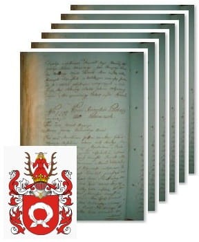 Przykładowe zdjęcie wywodu rodowitości szlacheckiej z 1802 roku, stron 6.jpg