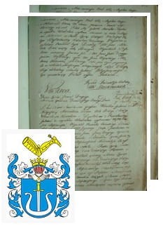 Przykładowe zdjęcie wywodu rodowitości szlacheckiej z 1802 roku, stron 2.jpg
