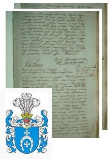 Przykładowe zdjęcie wywodu rodowitości szlacheckiej z 1802 roku, stron 2.jpg