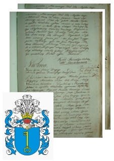 Przykładowe zdjęcie wywodu rodowitości szlacheckiej z 1802 roku, stron 2.jpg