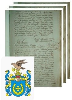 Przykładowe zdjęcie wywodu rodowitości szlacheckiej z 1802 roku, stron 3.jpg