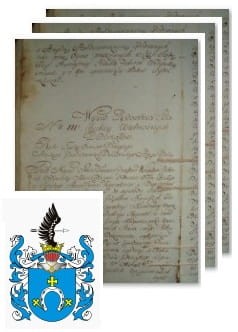 Przykładowe zdjęcie wywodu rodowitości szlacheckiej z 1802 roku, stron 3.jpg