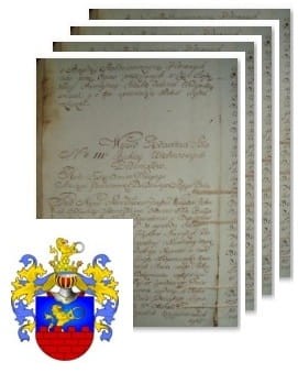 Przykładowe zdjęcie wywodu rodowitości szlacheckiej z 1802 roku, stron 4.jpg