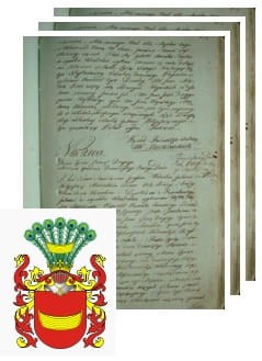 Przykładowe zdjęcie wywodu rodowitości szlacheckiej z 1802 roku, stron 3.jpg