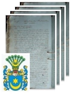Przykładowe zdjęcie wywodu rodowitości szlacheckiej z 1812 roku, stron 4.jpg