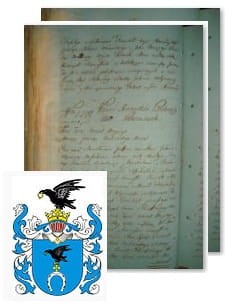 Przykładowe zdjęcie wywodu rodowitości szlacheckiej z 1802 roku, stron 2.jpg