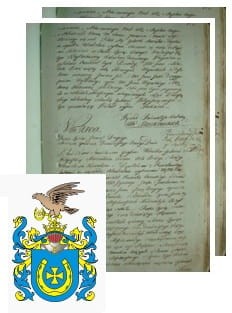 Przykładowe zdjęcie wywodu rodowitości szlacheckiej z 1802 roku, stron 2.jpg