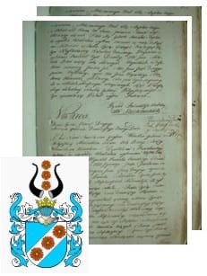 Przykładowe zdjęcie wywodu rodowitości szlacheckiej z 1802 roku, stron 2.jpg