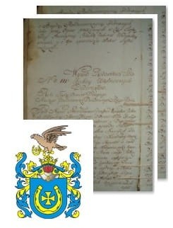 Przykładowe zdjęcie wywodu rodowitości szlacheckiej z 1802 roku, stron 2.jpg