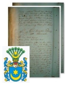 Przykładowe zdjęcie wywodu rodowitości szlacheckiej z 1802 roku, stron 2.jpg