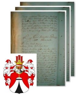 Przykładowe zdjęcie wywodu rodowitości szlacheckiej z 1802 roku, stron 3.jpg