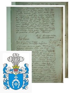 Przykładowe zdjęcie wywodu rodowitości szlacheckiej z 1802 roku, stron 2.jpg