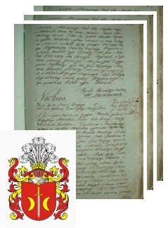 Przykładowe zdjęcie wywodu rodowitości szlacheckiej z 1802 roku, stron 3.jpg