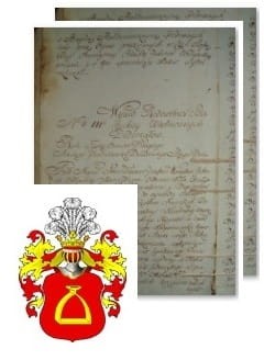 Przykładowe zdjęcie wywodu rodowitości szlacheckiej z 1802 roku, stron 2.jpg