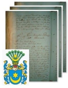 Przykładowe zdjęcie wywodu rodowitości szlacheckiej z 1802 roku, stron 3.jpg