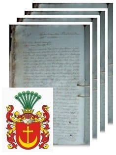 Przykładowe zdjęcie wywodu rodowitości szlacheckiej z 1811 roku, stron 4.jpg