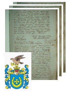 Przykładowe zdjęcie wywodu rodowitości szlacheckiej z 1802 roku, stron 3.jpg