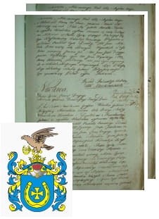 Przykładowe zdjęcie wywodu rodowitości szlacheckiej z 1802 roku, stron 2.jpg