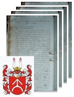 Przykładowe zdjęcie wywodu rodowitości szlacheckiej z 1812 roku, stron 4.jpg