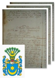 Przykładowe zdjęcie wywodu rodowitości szlacheckiej z 1802 roku, stron 3.jpg