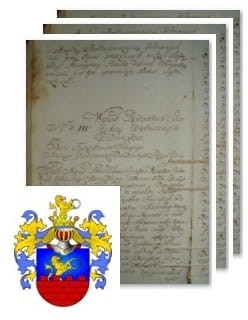 Przykładowe zdjęcie wywodu rodowitości szlacheckiej z 1802 roku, stron 3.jpg