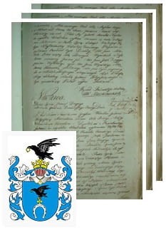Przykładowe zdjęcie wywodu rodowitości szlacheckiej z 1802 roku, stron 3.jpg