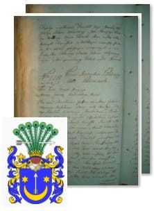 Przykładowe zdjęcie wywodu rodowitości szlacheckiej z 1802 roku, stron 2.jpg