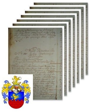 Przykładowe zdjęcie wywodu rodowitości szlacheckiej z 1802 roku, stron 7.jpg