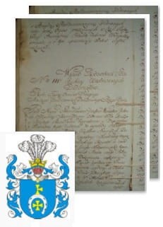 Przykładowe zdjęcie wywodu rodowitości szlacheckiej z 1802 roku, stron 2.jpg