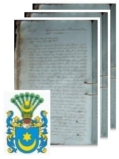 Przykładowe zdjęcie wywodu rodowitości szlacheckiej z 1805 roku, stron 3.jpg