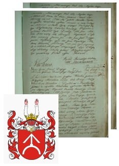 Przykładowe zdjęcie wywodu rodowitości szlacheckiej z 1802 roku, stron 2.jpg