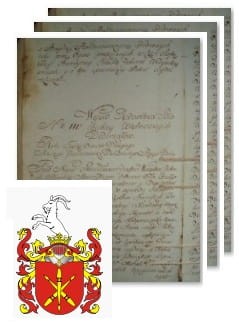 Przykładowe zdjęcie wywodu rodowitości szlacheckiej z 1802 roku, stron 3.jpg