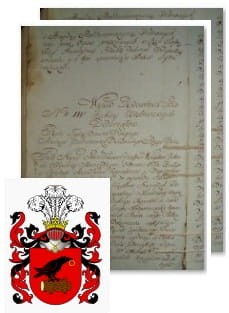 Przykładowe zdjęcie wywodu rodowitości szlacheckiej z 1802 roku, stron 2.jpg