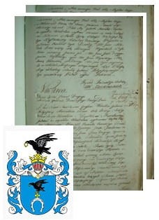 Przykładowe zdjęcie wywodu rodowitości szlacheckiej z 1802 roku, stron 2.jpg