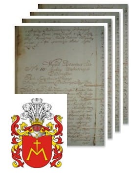 Przykładowe zdjęcie wywodu rodowitości szlacheckiej z 1802 roku, stron 4.jpg