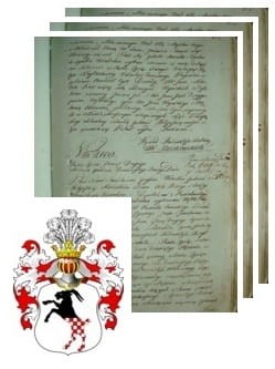 Przykładowe zdjęcie wywodu rodowitości szlacheckiej z 1802 roku, stron 3.jpg