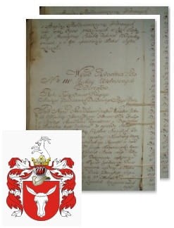 Przykładowe zdjęcie wywodu rodowitości szlacheckiej z 1802 roku, stron 2.jpg